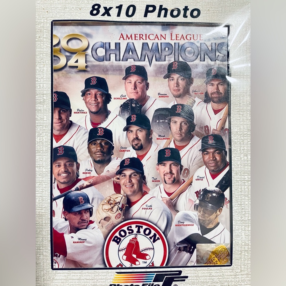 Boston Red Sox 2004 American League Champs Photo From Original Negative 8x10 - Picture 3 of 12